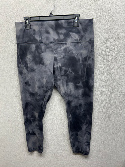 Lululemon Wunder Train High-Rise Tight with Pockets 25" Size 16 Diamond Dye Pitch Grey Graphite Grey