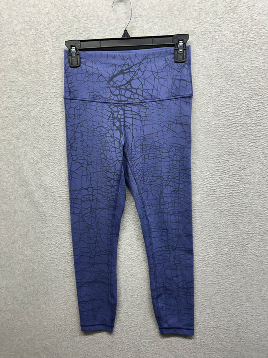 Lululemon Wunder Train High-Rise Tight 25" Size 6 Thread Dye Night Sea Black