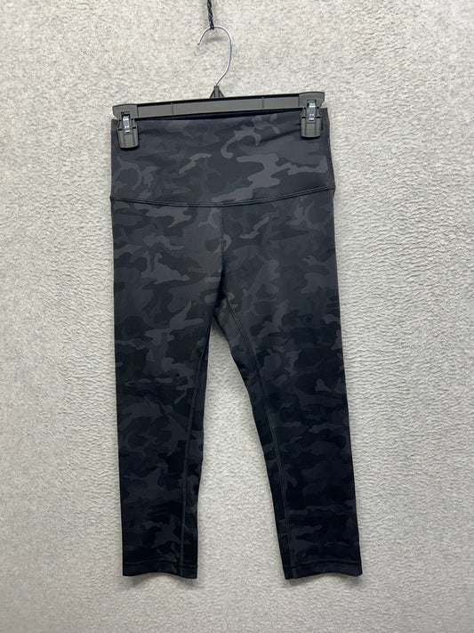 Lululemon Wunder Train High-Rise Crop 21" Size 6 Heritage 365 Camo Deep Coal Multi