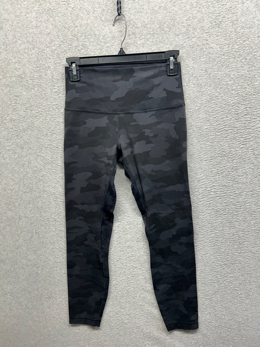 Lululemon Align Pant 25" Size 6 Heritage 365 Camo Deep Coal Multi