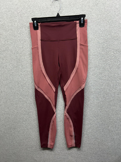 Lululemon Wild Twist 7/8 Tight 25" Size 6 Redwood / Auburn / Quicksand