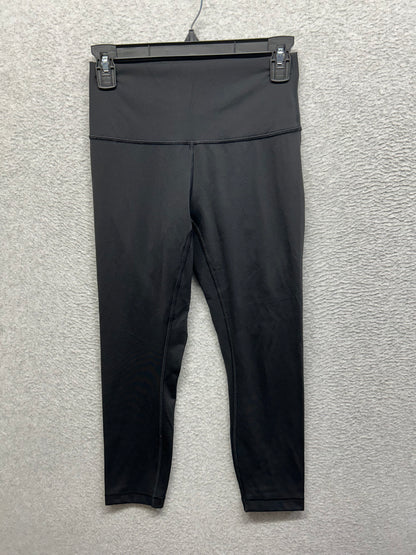 Lululemon Wunder Under Crop High-Rise Full-On Luxtreme 23" Size 6 Black