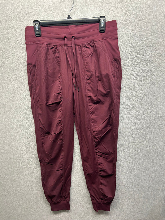 Lululemon Dance Studio Mid-Rise Jogger Size 8 Red Merlot