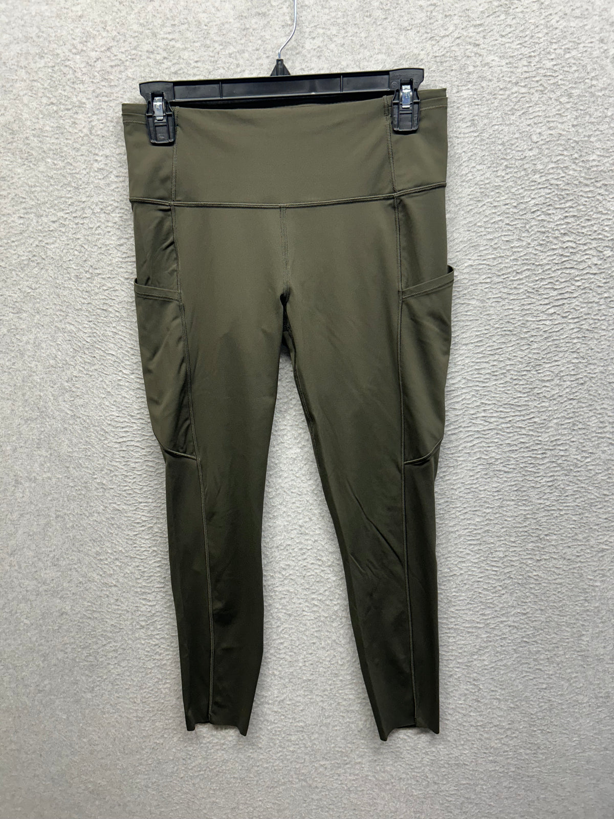 Lululemon Fast and Free Tight II 25" Non-Reflective Nulux Size 8 Dark Olive