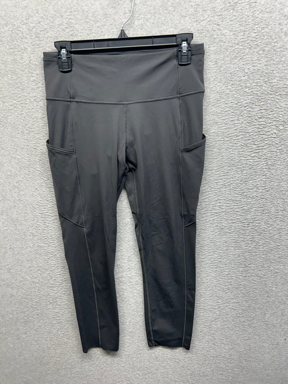 Lululemon Fast and Free High-Rise Crop II 23" Non-Reflective Size 8 Graphite Grey