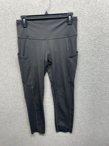 Lululemon Fast and Free High-Rise Crop II 23" Non-Reflective Size 8 Graphite Grey