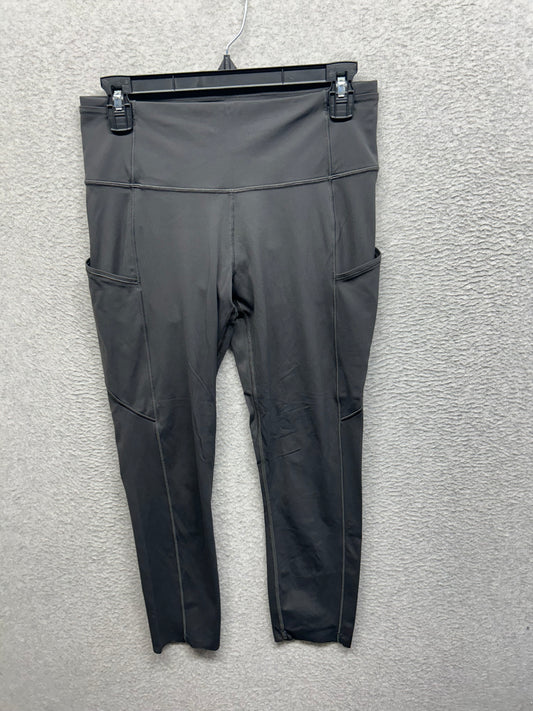 Lululemon Fast and Free High-Rise Crop II 23" Non-Reflective Size 8 Graphite Grey