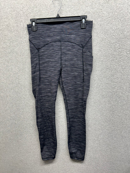 Lululemon Power Thru High-Rise Tight 25" Size 8 Heathered Black