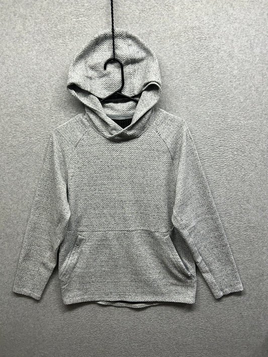 Lululemon At Ease Hoodie Size S Heathered Melody Light Grey / Black