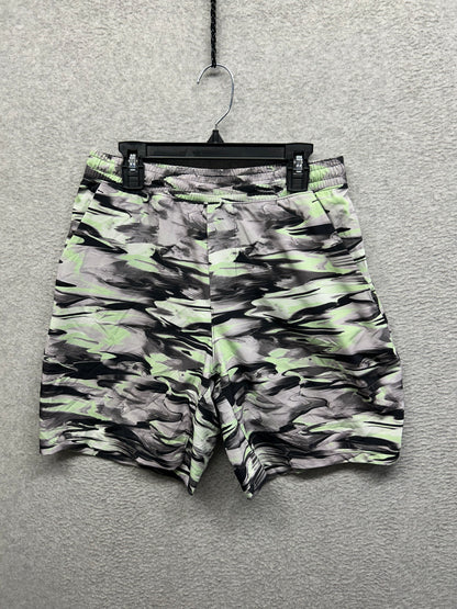 Lululemon Pace Breaker Lined Short 7" Size S Hyper Flow Green Multi