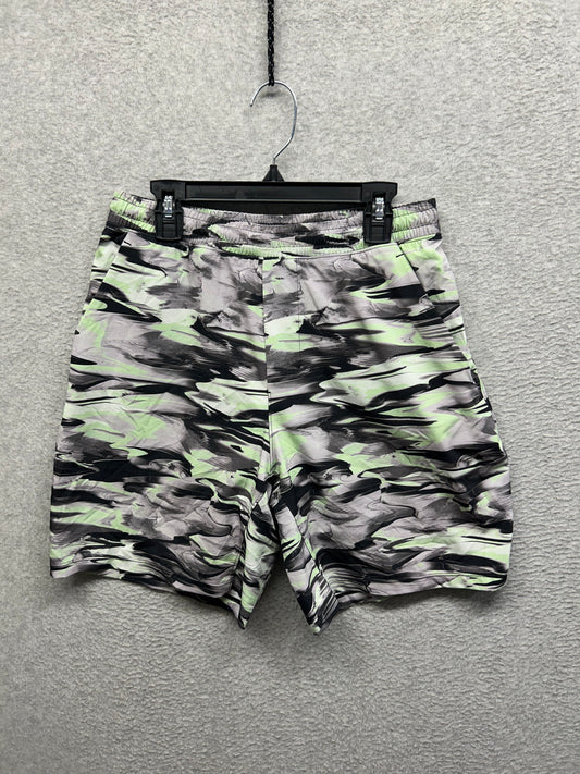 Lululemon Pace Breaker Lined Short 7" Size S Hyper Flow Green Multi