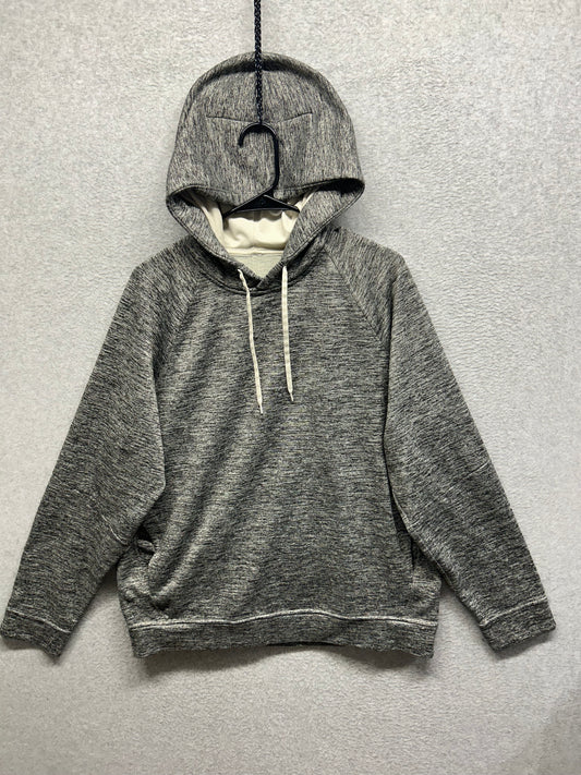 Lululemon City Sweat Pullover Hoodie Fleece Size L Heathered Muslin