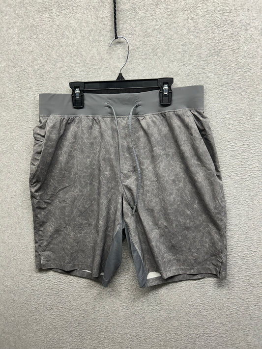 Lululemon T.H.E. Short 9" Linerless Size L Gravel Dust Asphalt Grey Multi