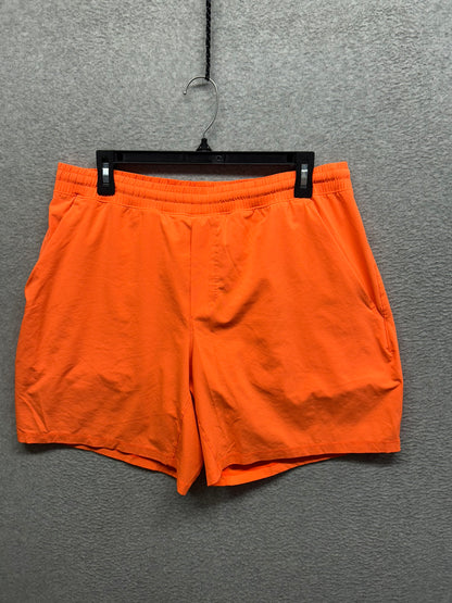 Lululemon Pace Breaker Lined Short 7" Size XL Orange
