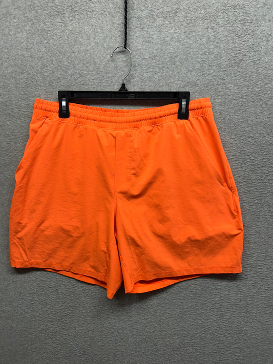 Lululemon Pace Breaker Lined Short 7" Size XL Orange
