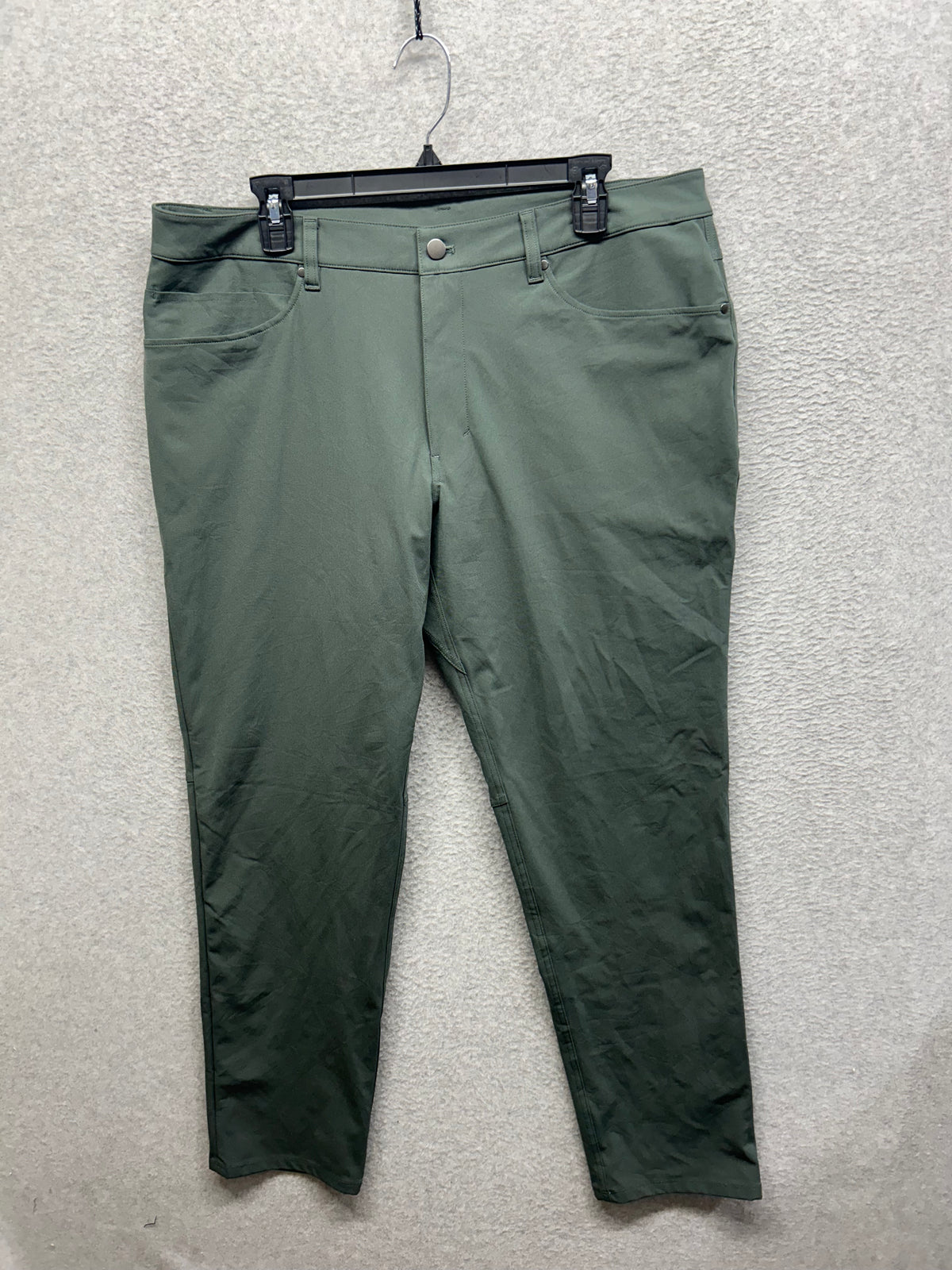 Lululemon ABC Classic-Fit Pant 32" Warpstreme Size 36 Grey Sage
