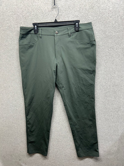 Lululemon ABC Classic-Fit Pant 32" Warpstreme Size 36 Grey Sage