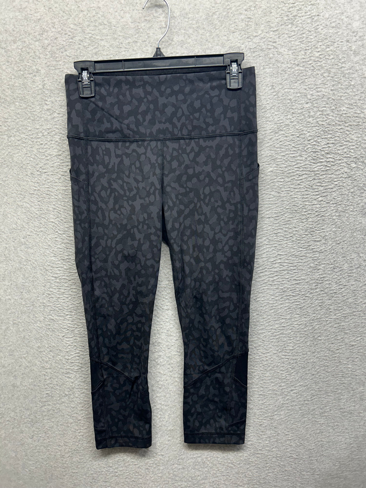 Lululemon Pace Rival High-Rise Crop 22" Size 6 Formation Camo Deep Coal Multi / Black