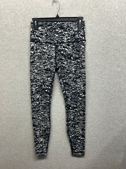Lululemon Wunder Under Hi-Rise Tight 28" Size 6 Liquid Platinum Alpine White Multi