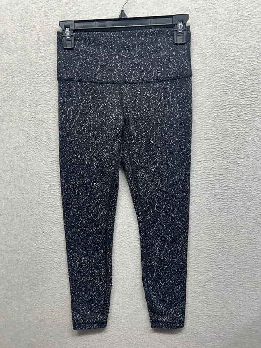 Lululemon Wunder Under High-Rise 7/8 Tight 25" Size 6 Magnetized Jacquard Black White