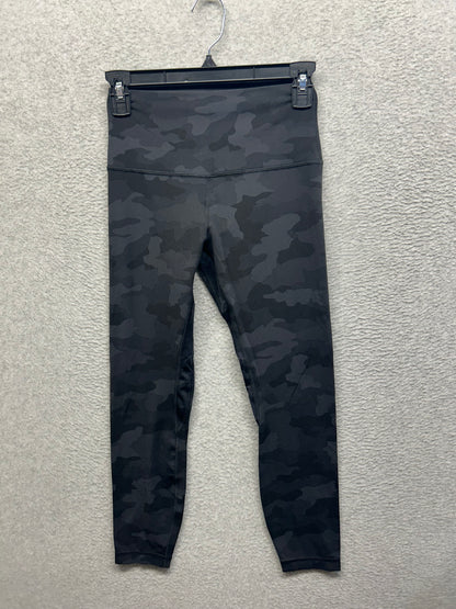 Lululemon Align Pant 25" Size 6 Heritage 365 Camo Deep Coal Multi