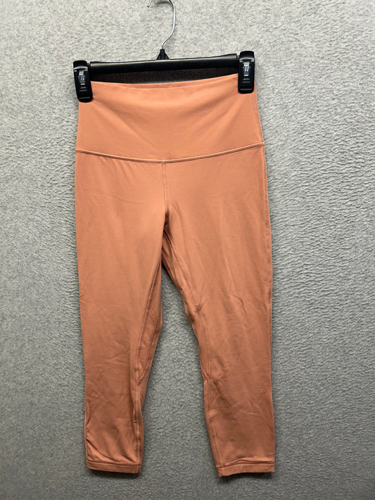 Lululemon Align High-Rise Crop 23" Size 6 Pink Savannah