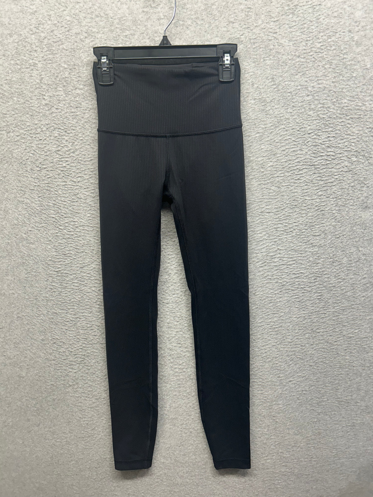 Lululemon Wunder Train High-Rise Ribbed Tight 25" Size 0 Black (First Release)