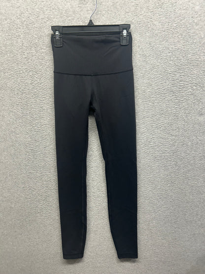 Lululemon Wunder Train High-Rise Ribbed Tight 25" Size 0 Black (First Release)