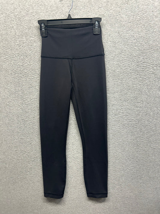 Lululemon Wunder Train Contour Fit High-Rise Crop 23" Size 2 Black