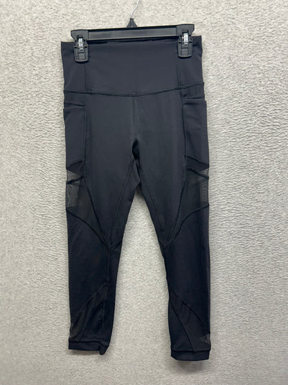 Lululemon Mesh In Motion Crop 23" Size 4 Black