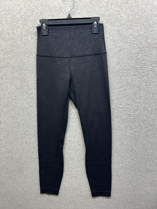 Lululemon Align Pant 25" Size 4 Speckle Emboss Black