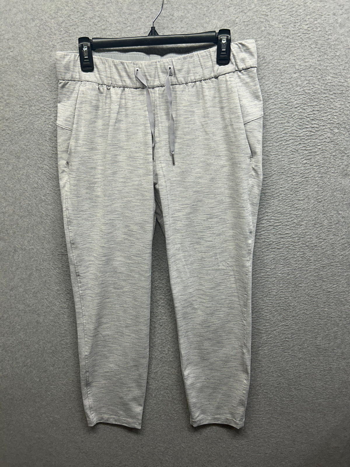 Lululemon On The Fly Pant 28" Size 8 Wee Are From Space Nimbus Battleship / Ice Grey