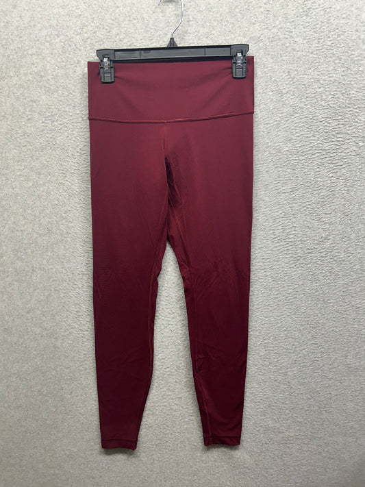 Lululemon Wunder Under High-Rise Tight 28" Brushed Full-On Luxtreme Size 8 Deep Rouge