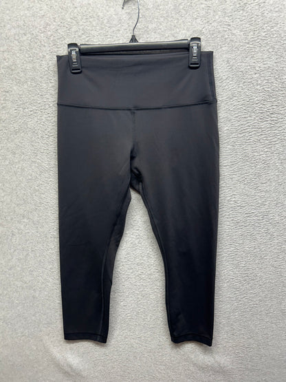Lululemon Wunder Train High-Rise Crop 23" Size 10 Black Granite