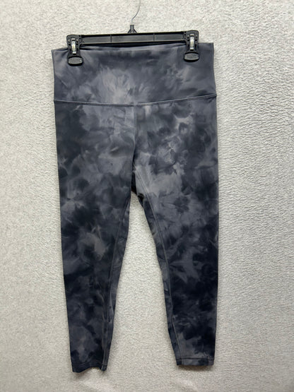 Lululemon Wunder Train High-Rise Tight 25" Size 10 Diamond Dye Pitch Grey Graphite Grey