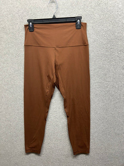 Lululemon Align Ribbed High-Rise Pant 25" Size 10 Roasted Brown