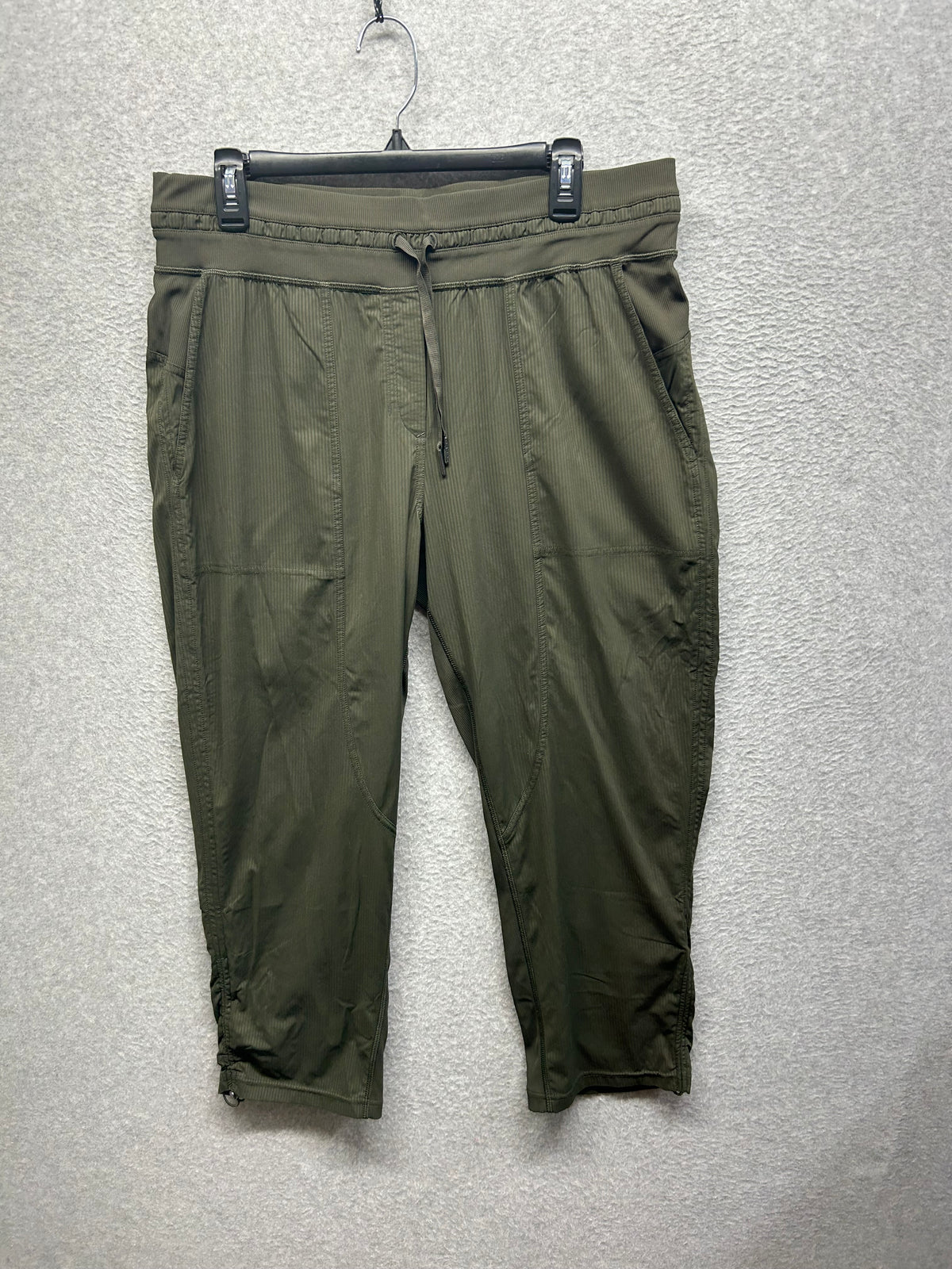 Lululemon Dance Studio Crop 25" Size 12 Dark Olive