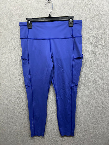 Lululemon Fast & Free 7/8 Tight II Nulux 25" Size 12 Psychic