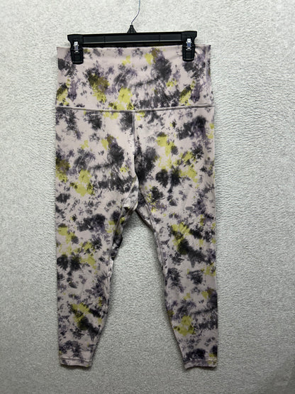 Lululemon Align Super-High-Rise Pant 28" Size 12 Radial Tie Dye Mauve Grey Multi