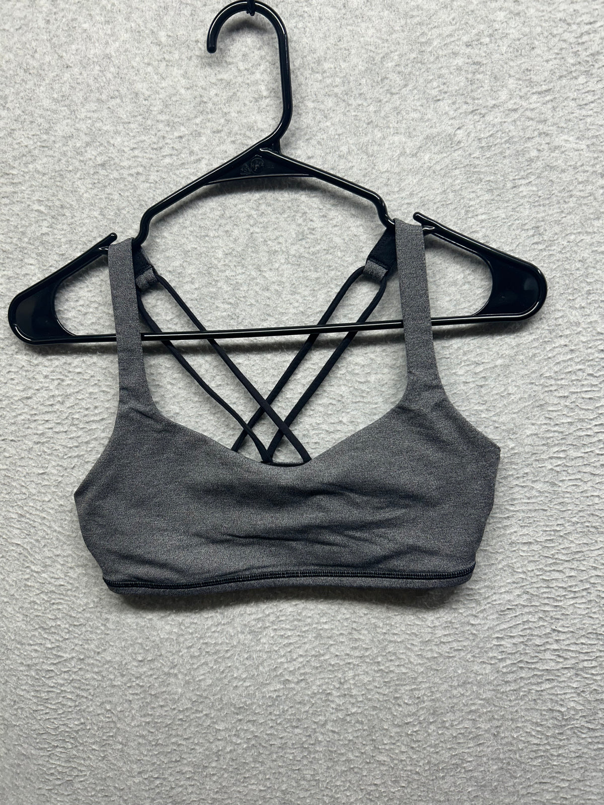 Lululemon Free To Be Bra Size 6 Heathered Black / Black