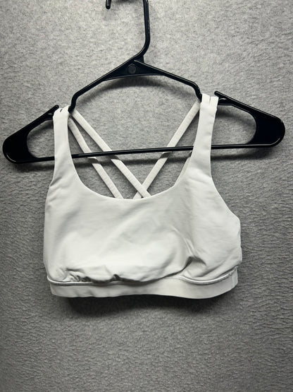 Lululemon Energy Bra Size 6 White