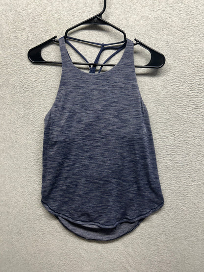 Lululemon Raise The Barre Tank Size 8 Heathered Deep Navy