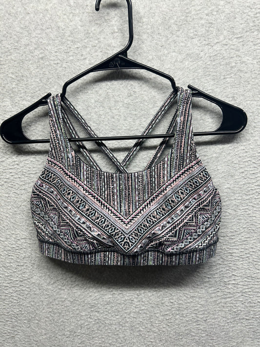 Lululemon Energy Bra Size 8 Tribal Pace Energy Bra White Black