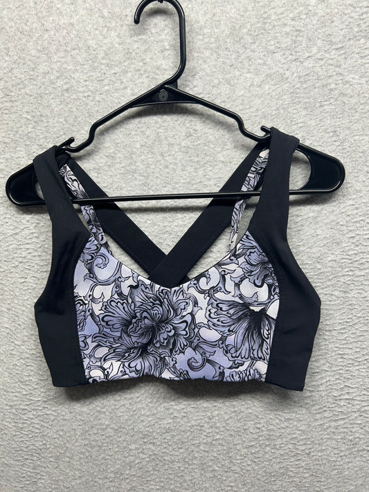 Lululemon Sweat Times Bra Size 8 Hanakotoba Starlight Multi / Black