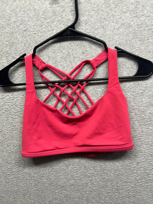 Lululemon Free To Be Bra (Wild) Size 8 Grapefruit