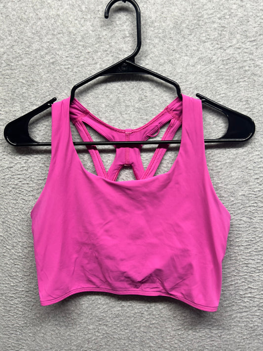 Lululemon Stash It Bra Medium Support, B/C Cup Size 8 Sonic Pink