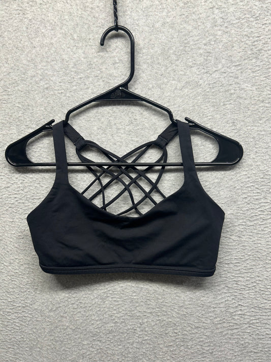 Lululemon Free to Be Bra Size 8 Wild Light Support, A/B Cup - Black Plum