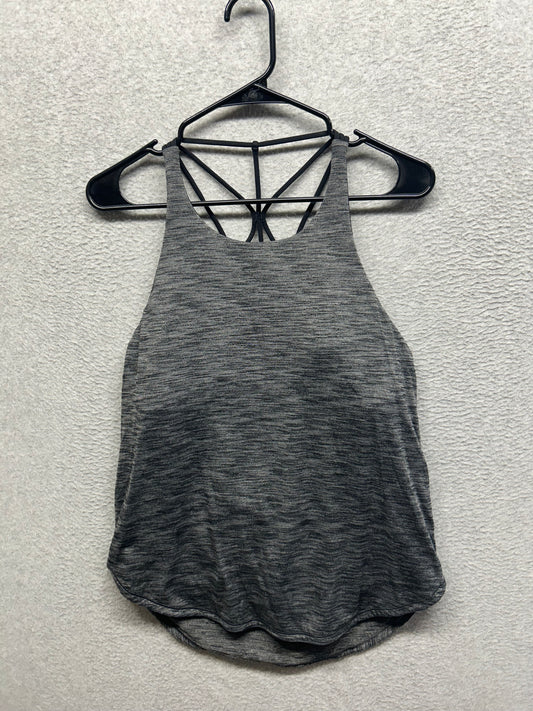 Lululemon Raise The Barre Tank Size 10 Heathered Black