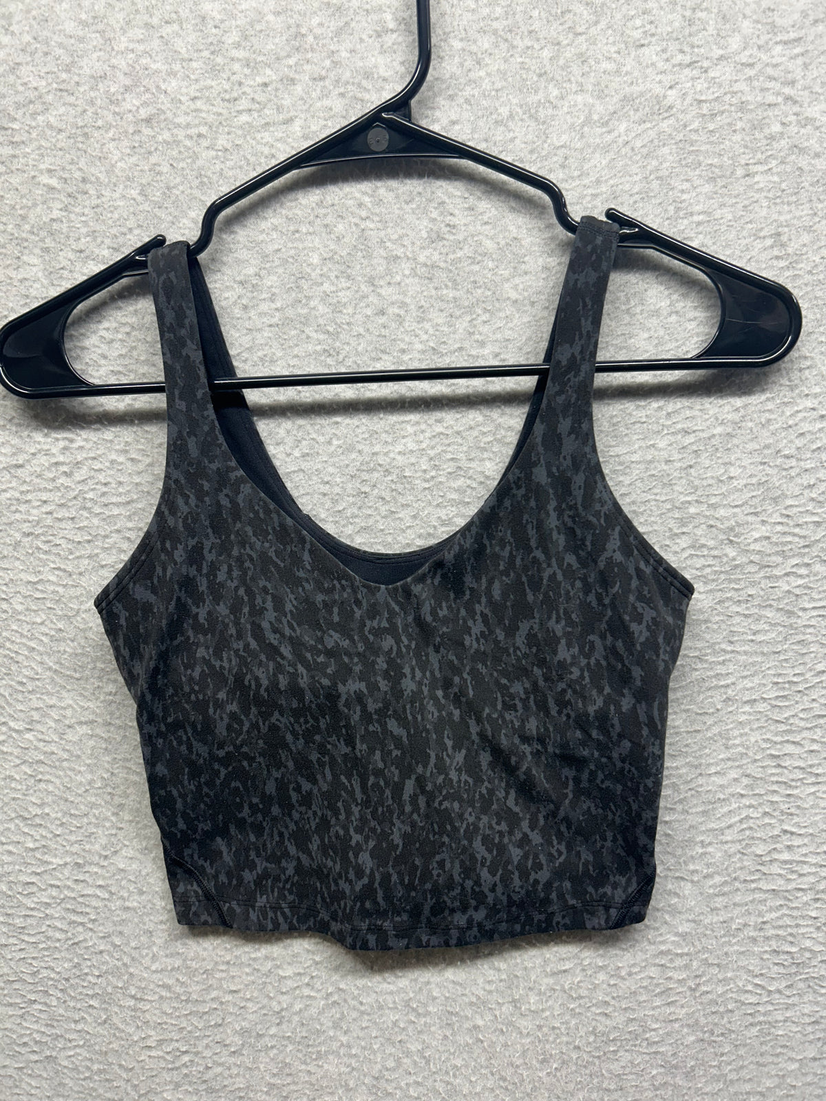 Lululemon Align Tank Top Size 4 Leopard Camo Deep Coal Multi