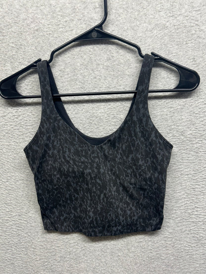 Lululemon Align Tank Top Size 4 Leopard Camo Deep Coal Multi